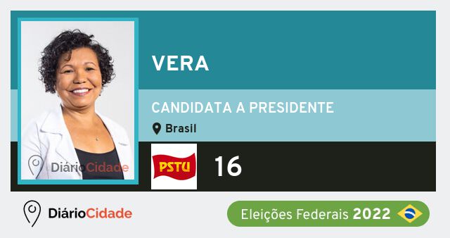 Foto de Vera 16, candidato a presidente