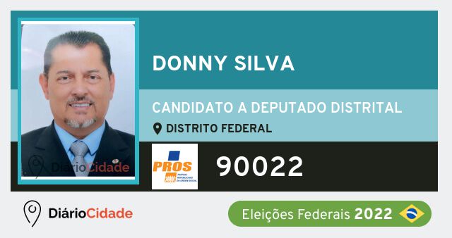 Foto de Donny Silva 90022, candidato a deputado distrital do Distrito Federal