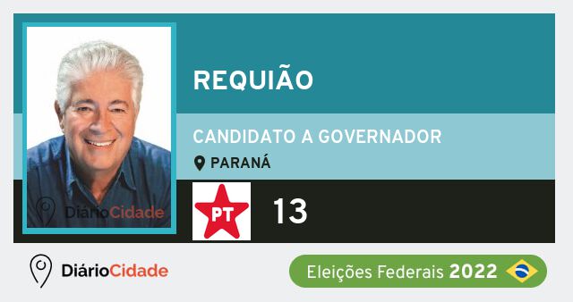 Foto de Requião 13, candidato a governador do Paraná