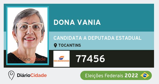 Foto de Dona Vania 77456, candidato a deputado estadual do Tocantins